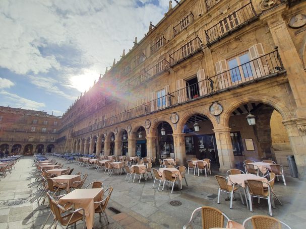 La Plaza Mayor de Salamanca La Plaza Mayor de Salamanca